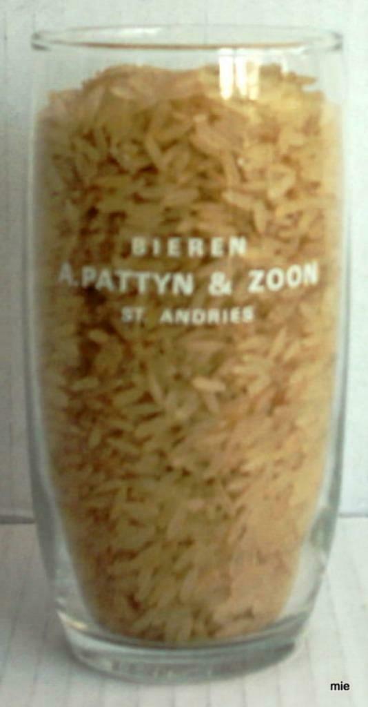 Bier brouwerij glas Pattyn Brugge Sint-Andries, Enlèvement ou Envoi, Comme neuf, Verre à bière