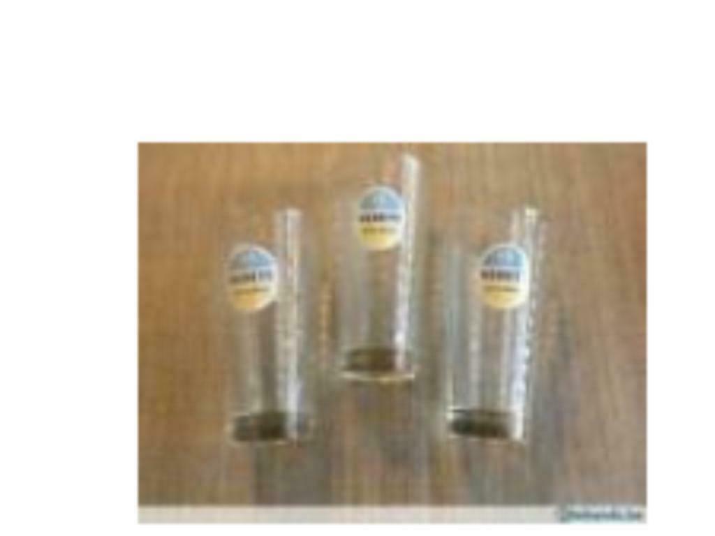Vedette bierglazen 33cl nieuw nog nooit gebruikt !!!, Enlèvement, Neuf, Verre ou Verres, Autres marques