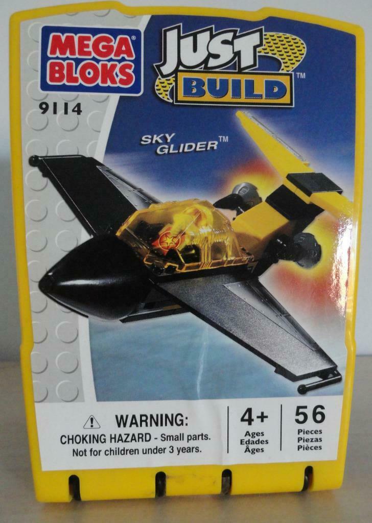 Vliegtuig Mega Bloks Just Build 9114 Sky Glider, Ophalen of Verzenden, Nieuw, Complete set
