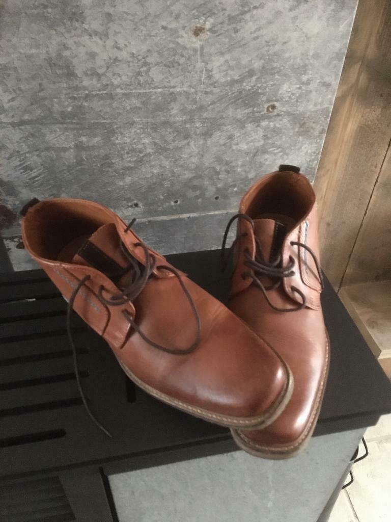 Chaussures homme en cuir marron, Enlèvement ou Envoi, Comme neuf, Brun