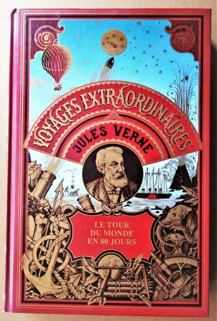 Jules Verne - Le Tour du Monde en 80 Jours - 1991[facsimilé], Enlèvement ou Envoi, Utilisé, Jules Verne