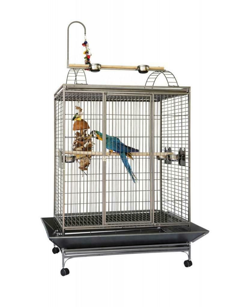 Cage perroquet XXL cage ara cacatoes gris du gabon NEUF, Animaux & Accessoires, Envoi, Métal