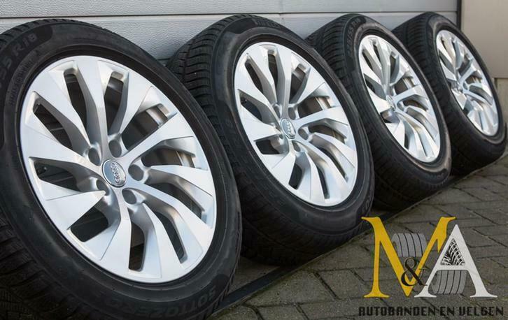 18 INCH ORIGINELE AUDI A7 4K8 VELGEN WINTERBANDEN WINTERSET, Auto-onderdelen, Banden en Velgen, Ophalen, 18 inch, Gebruikt, Velg(en)