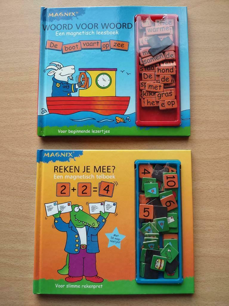 Magnix- magnetisch leesboek en rekenboek, Enlèvement, Comme neuf