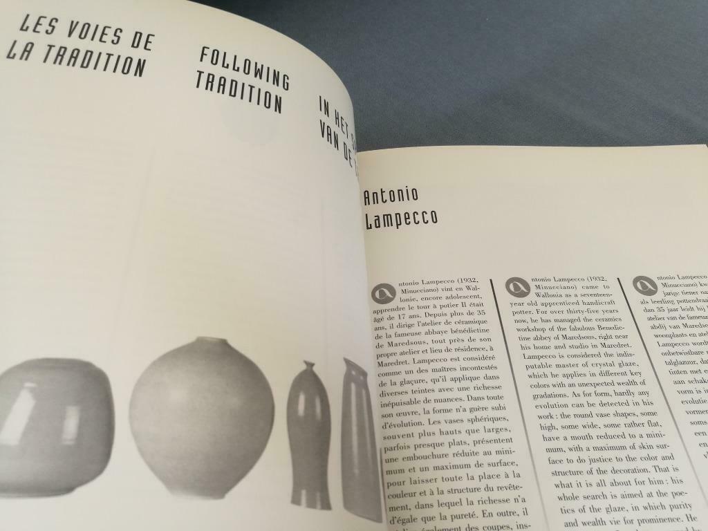 La céramique en Belgique Perignem Amphora Caille Lampecco De, Enlèvement ou Envoi, Comme neuf, Sculpture