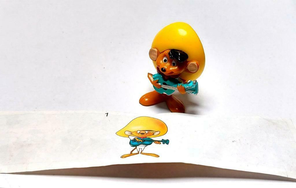 Looney Tunes Cinema 2002 : Speedy Gonzales guitare + Bpz, Enlèvement ou Envoi, Utilisé, Figurines en plastique dur