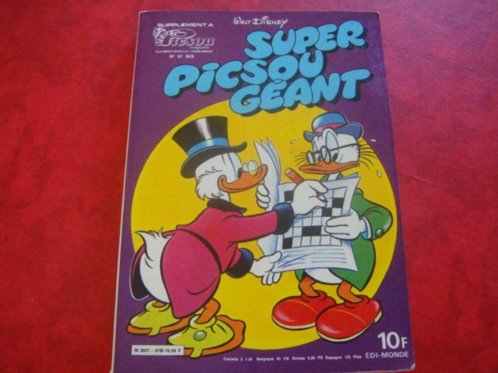 BD Ancienne. "Super Picsou Géant". 1980, Livres, Enlèvement ou Envoi, Utilisé