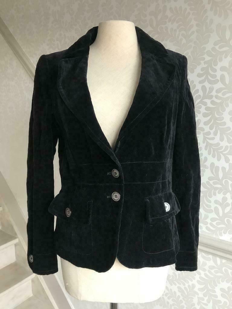 BOSS Zwarte Velouren Blazer, Taille 38/40 (M), Enlèvement ou Envoi, Comme neuf, Noir