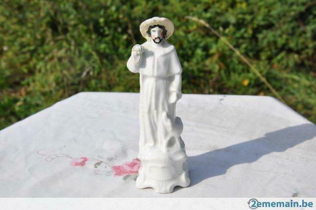 saint roch en porcelaine vieil  andenne, Antiek en Kunst, Ophalen of Verzenden