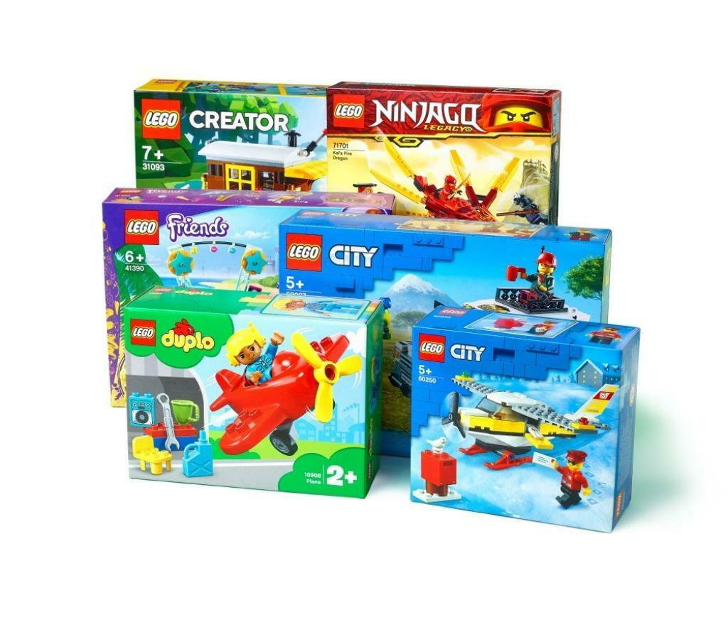 🎁 Lego cartes et timbres. Pub. Delhaize Du 2/9 au 13/10/202, Collections, Plus, Envoi