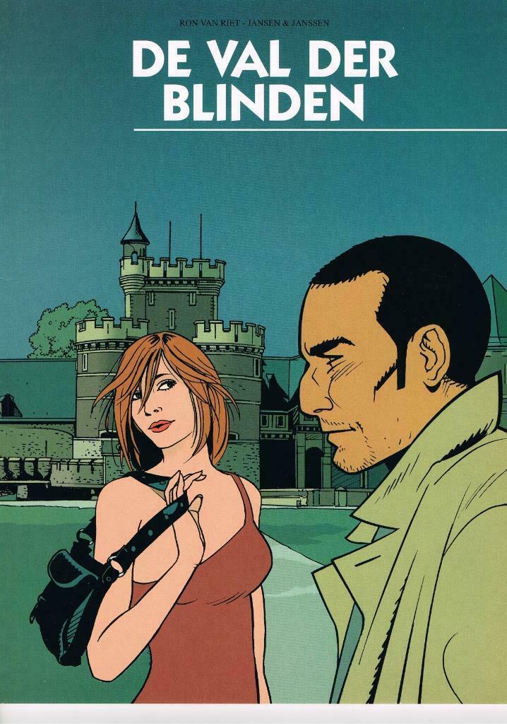 De val der blinden, Ophalen, Eén stripboek, Zo goed als nieuw, R Van Riet - Jansen & Janssen
