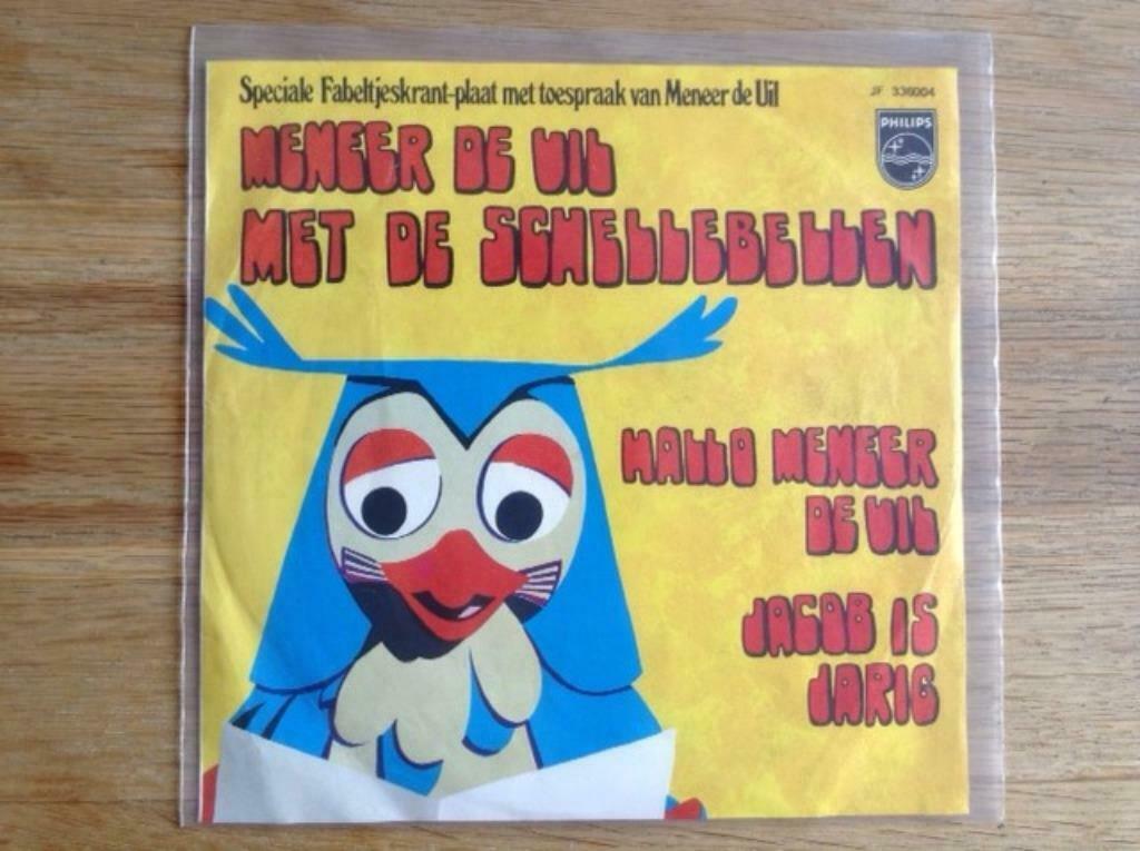 single menheer de uil met de schellebellen, Ophalen of Verzenden, 7 inch, Nederlandstalig, Single