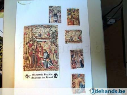 1979. Blok 54. Millenium van Brussel + postzegels, Kunst, Ophalen of Verzenden, Zonder stempel, Postfris