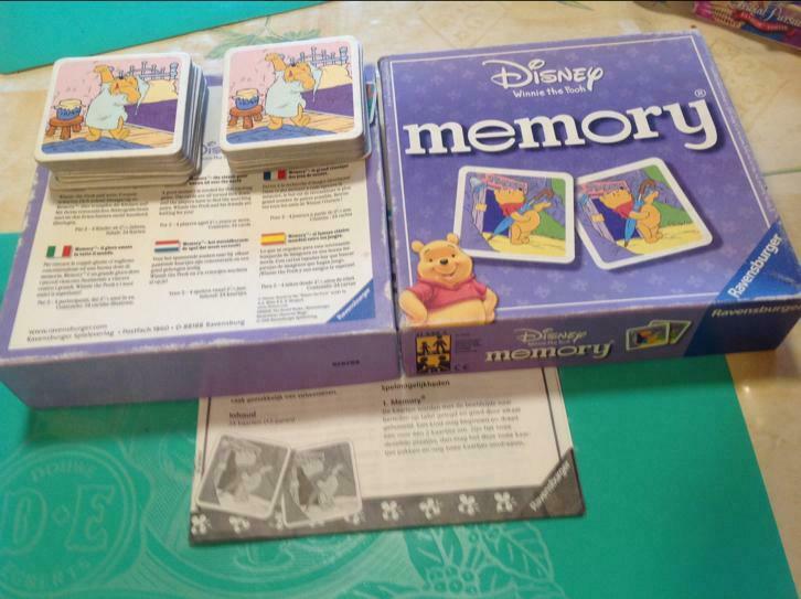 Disney Winnie the Pooh Memory, Kinderen en Baby's, Speelgoed | Babyspeelgoed, Ophalen of Verzenden, Gebruikt, Overige typen