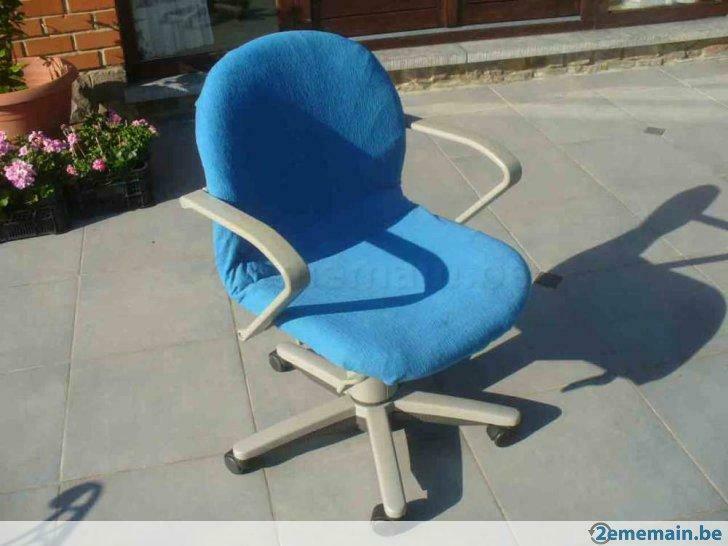 fauteuil de bureau "qualité professionnelle", tissu remplacé, Maison & Meubles, Bureaux, Utilisé, Réglable en hauteur, Enlèvement