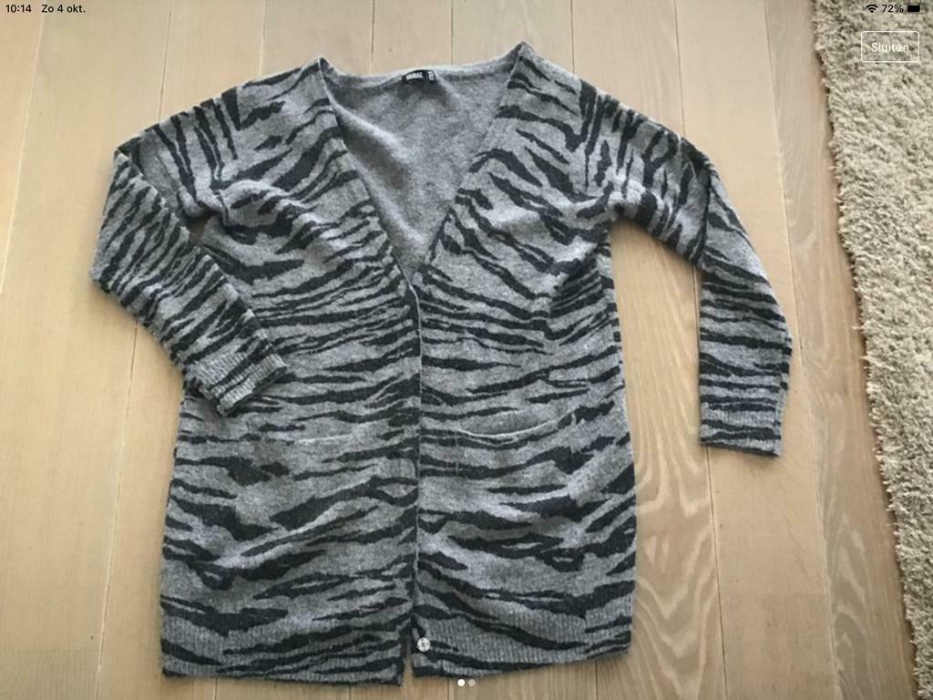 Leuke cardigan cks maat medium, Kleding | Dames, Verzenden, Zo goed als nieuw, Grijs, Maat 38/40 (M)