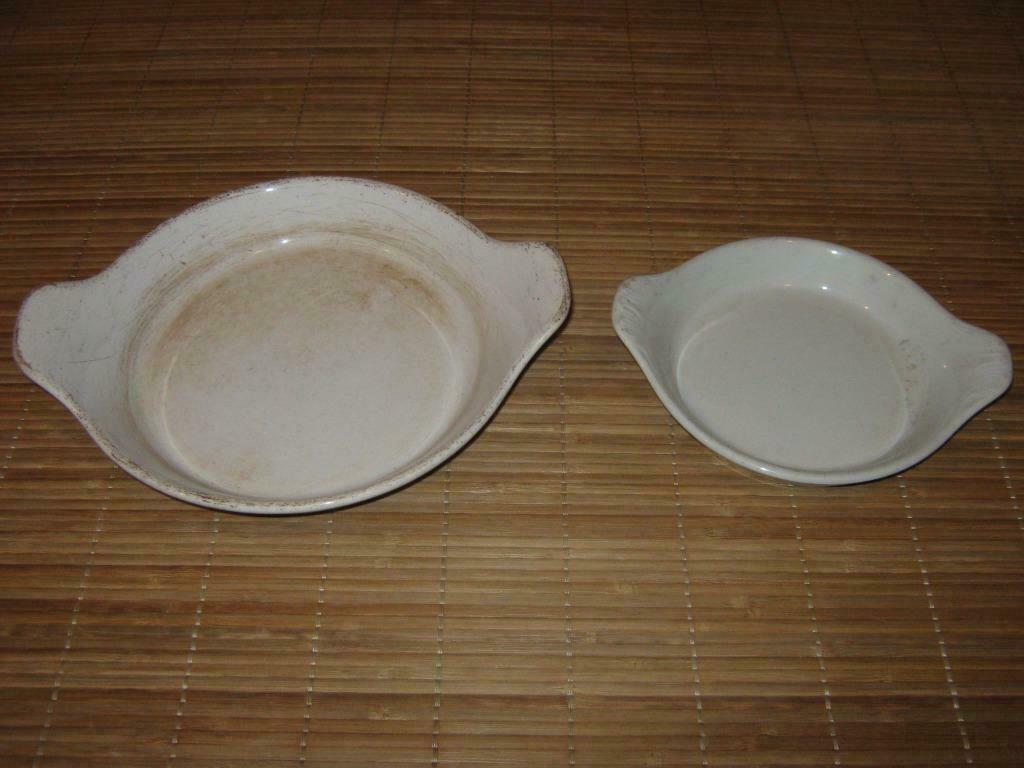 Lot de 2 plats à mettre au four, Maison & Meubles, Uni, Céramique, Enlèvement, Utilisé