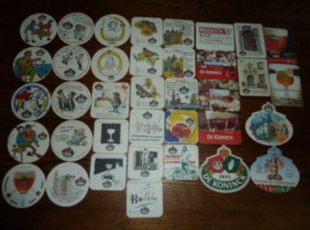 37 verschillende bier viltjes DE KONINCK Antwerpen, Verzamelen, Ophalen of Verzenden, Gebruikt, Viltje(s), De Koninck