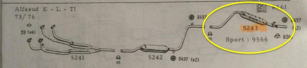 ALFA ROMEO Alfasud Ancêtre échappement nos, Autos : Pièces & Accessoires, Enlèvement, Neuf, Alfa Romeo