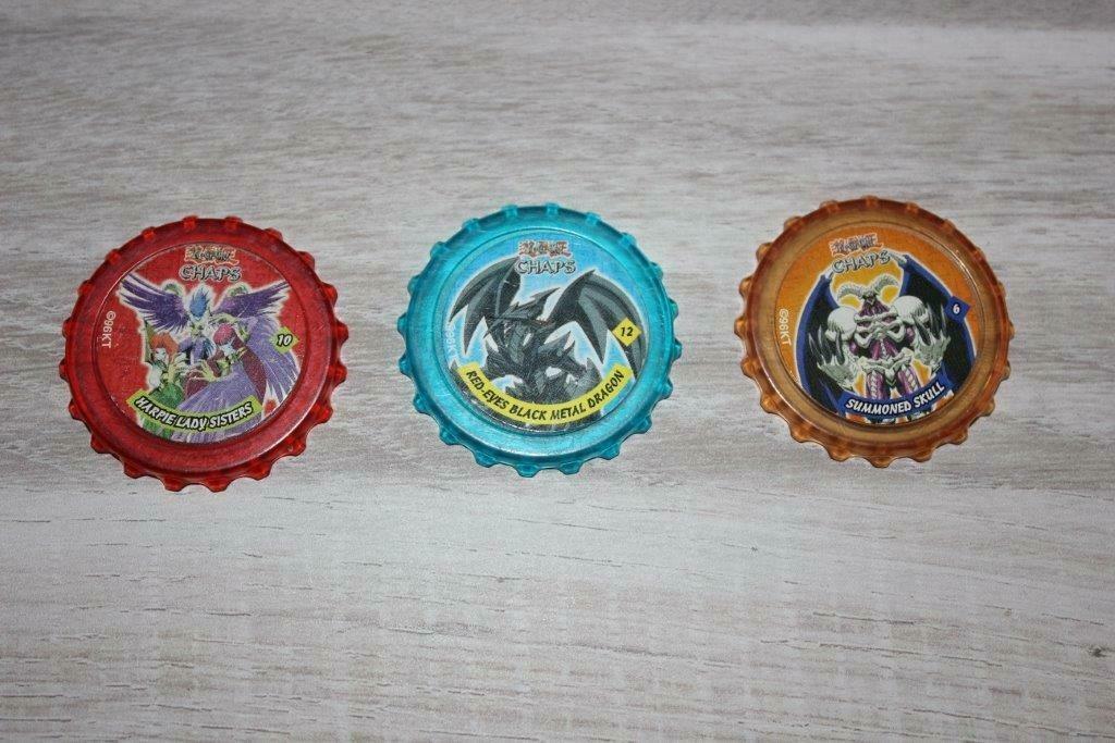 3 Chaps Yu-Gi-Oh, Ophalen of Verzenden, Gebruikt