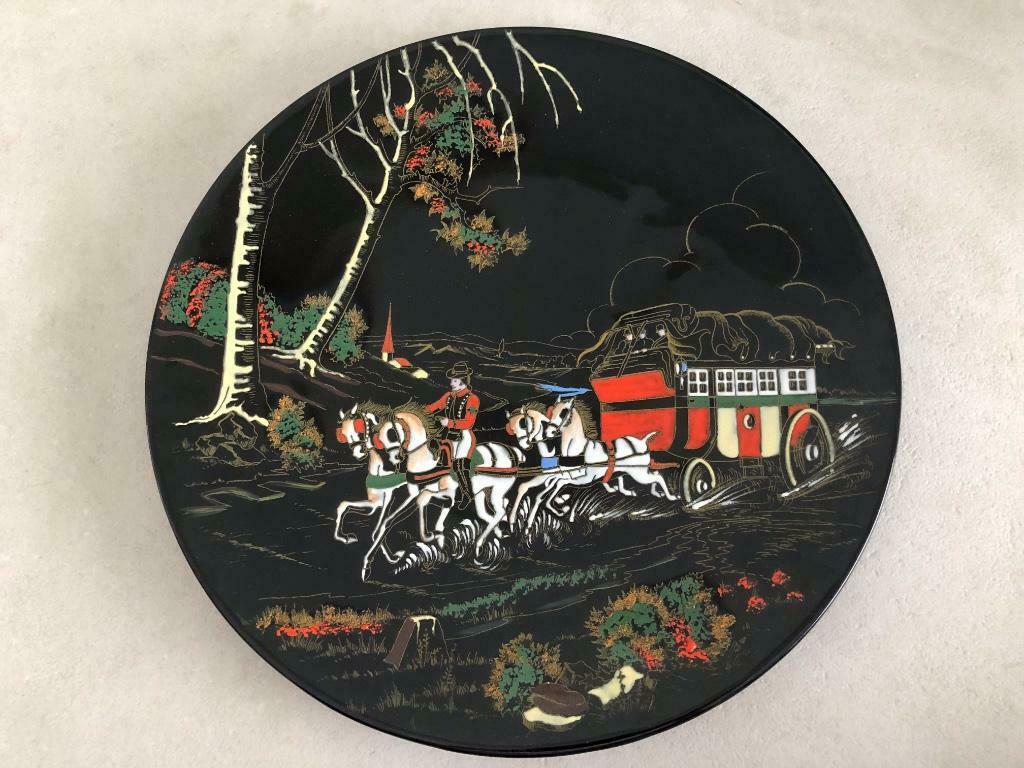 Assiette murale - émaux de Longwy, Antiquités & Art, Antiquités | Céramique & Poterie, Enlèvement