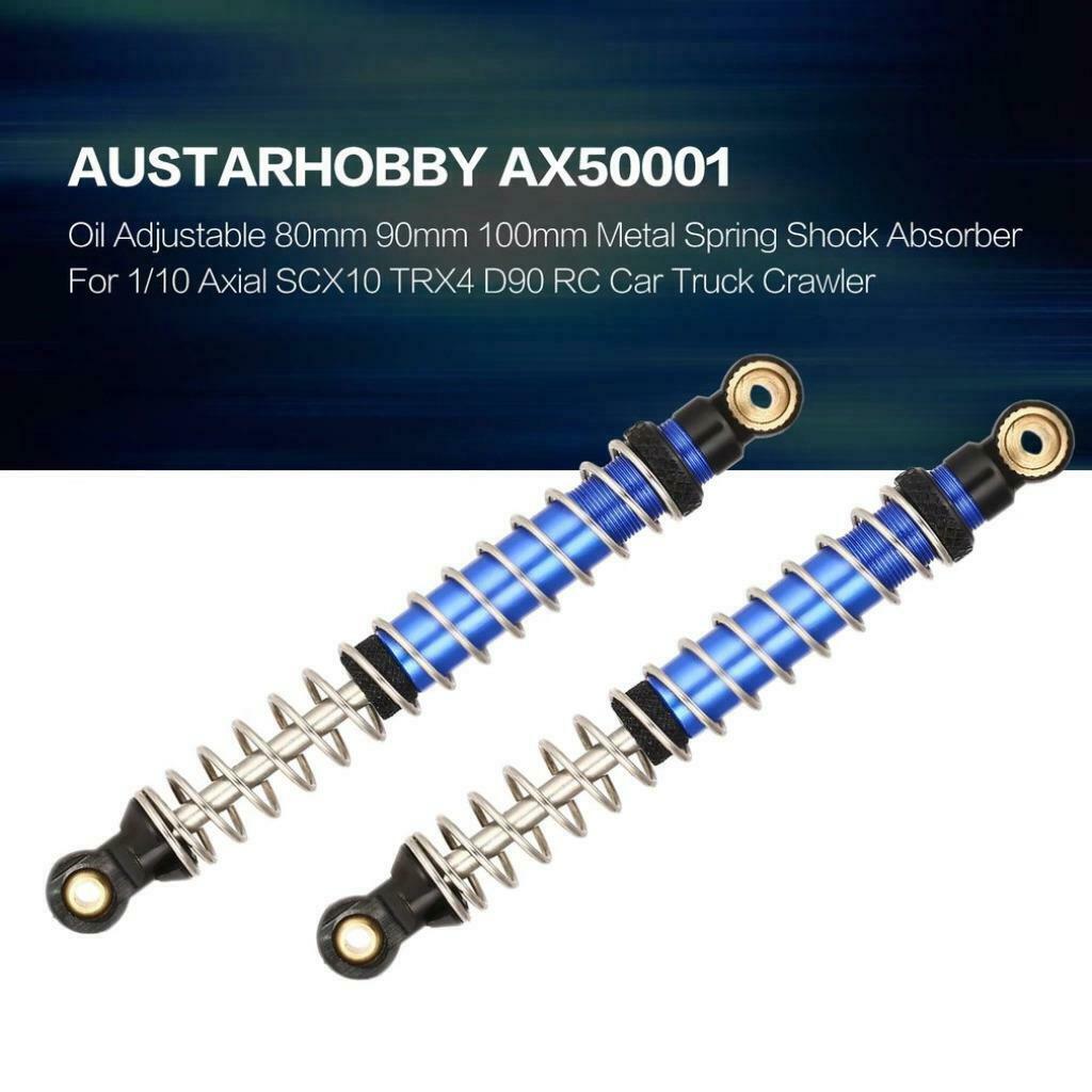 2 Amortisseurs Austar en metal pour Crawler Axial 1/10 100 m, Elektro, Auto offroad, Nieuw, Ophalen of Verzenden