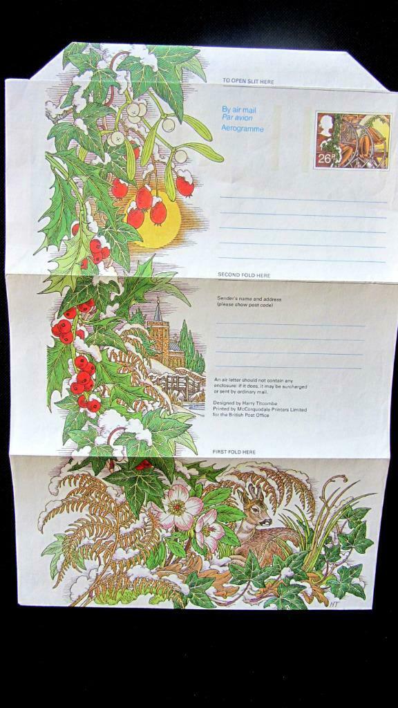 ENGELSE ONBESCHREVEN TELEGRAMS- KERSTMIS, Ophalen of Verzenden, Postfris, Overige thema's