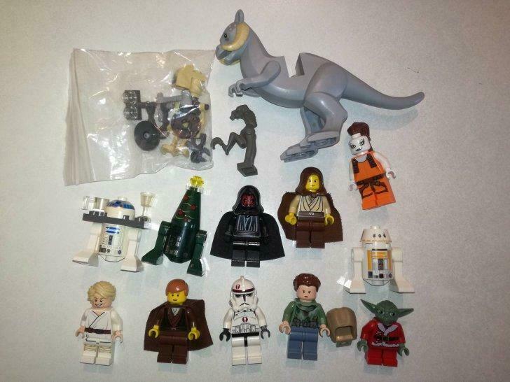 lego star wars minifigures jedi, yoda, leia, luke darth maul, Enlèvement ou Envoi, Utilisé, Lego