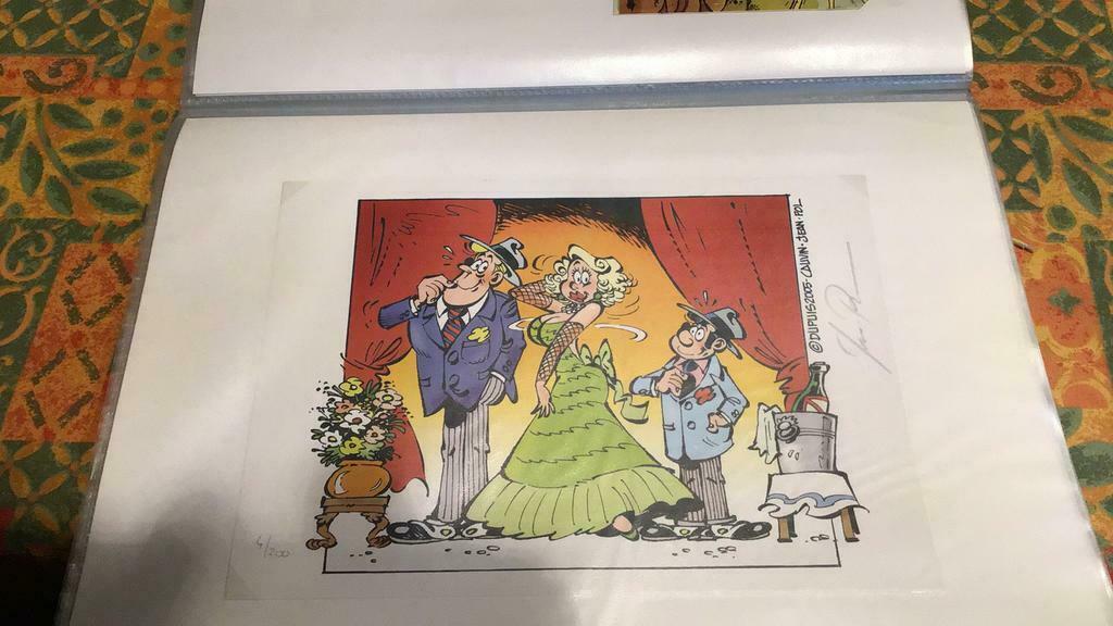 Impressions BD (z2), Enlèvement ou Envoi, Autres personnages, Comme neuf, Image, Affiche ou Autocollant