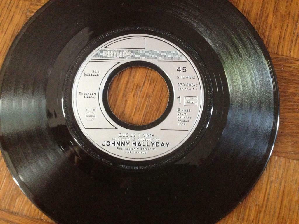 Lot 45T Halliday, take that, C.J., CD & DVD, Enlèvement ou Envoi