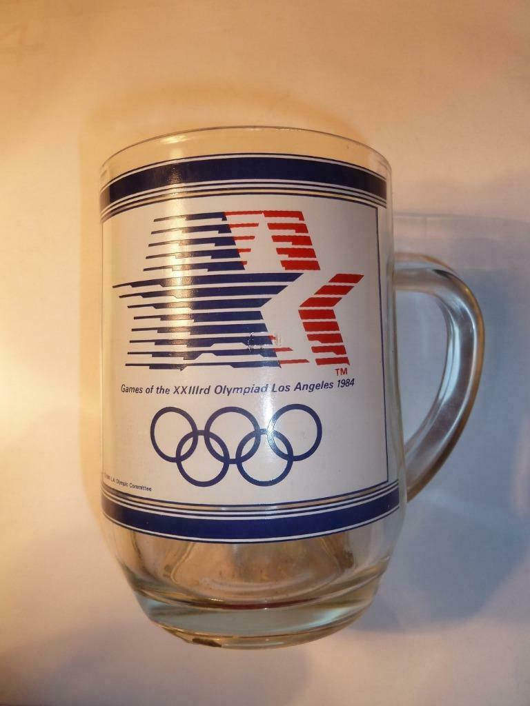Tasse en verre, Jeux Olympiques de Los Angeles 1984, Enlèvement ou Envoi, Neuf, Autres types