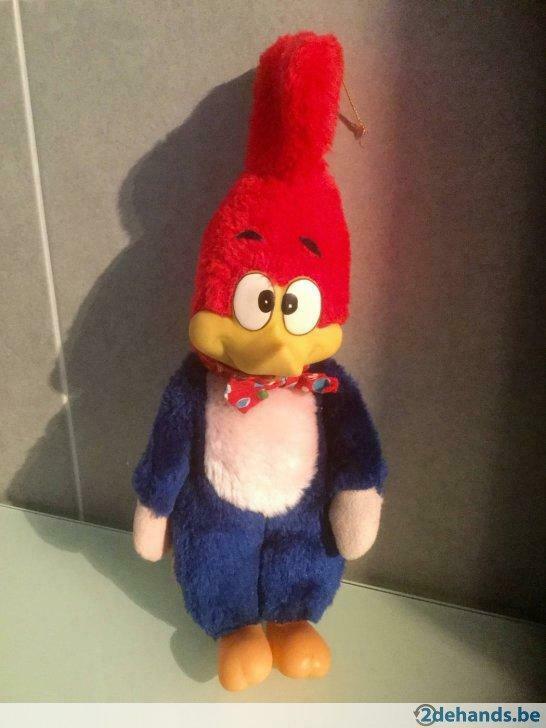 Heel leuke vintage knuffel Woody Woodpecker, Verzamelen, Gebruikt