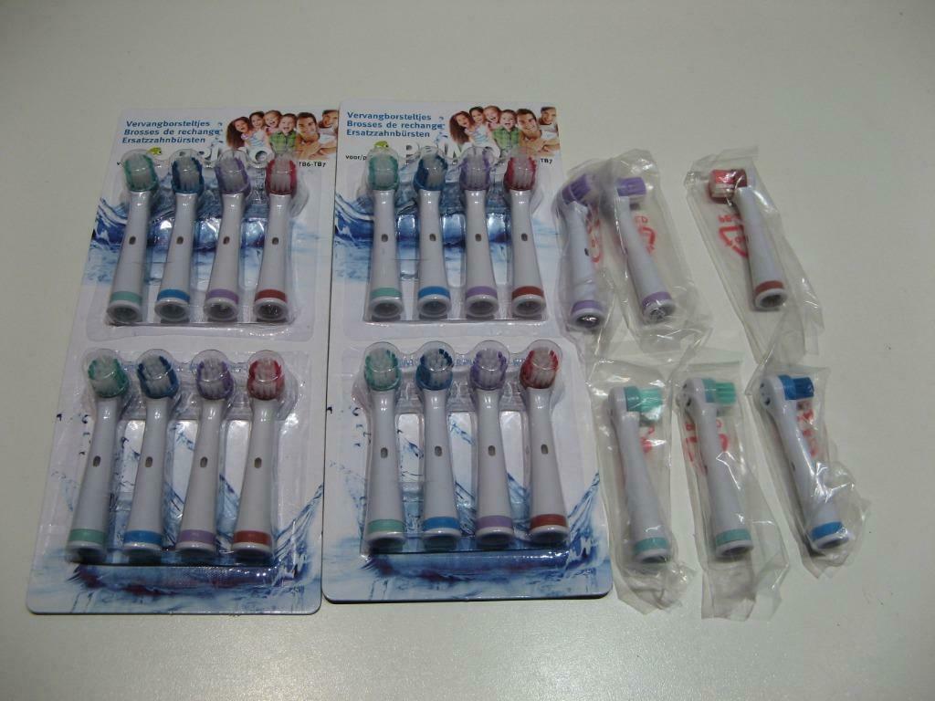 Lots de brossettes à dent de rechange neuves/gant de crin, Enlèvement ou Envoi, Neuf
