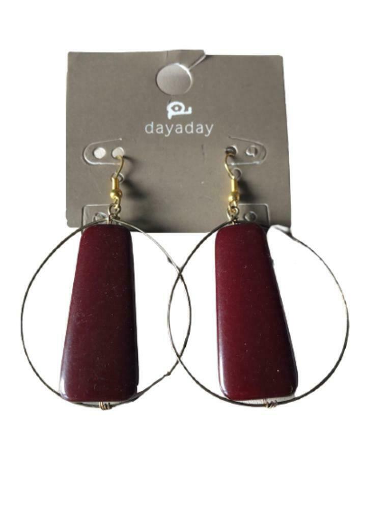 Boucles d'oreilles Dayaday - Neuf, Brun, Autres matériaux, Envoi, Neuf