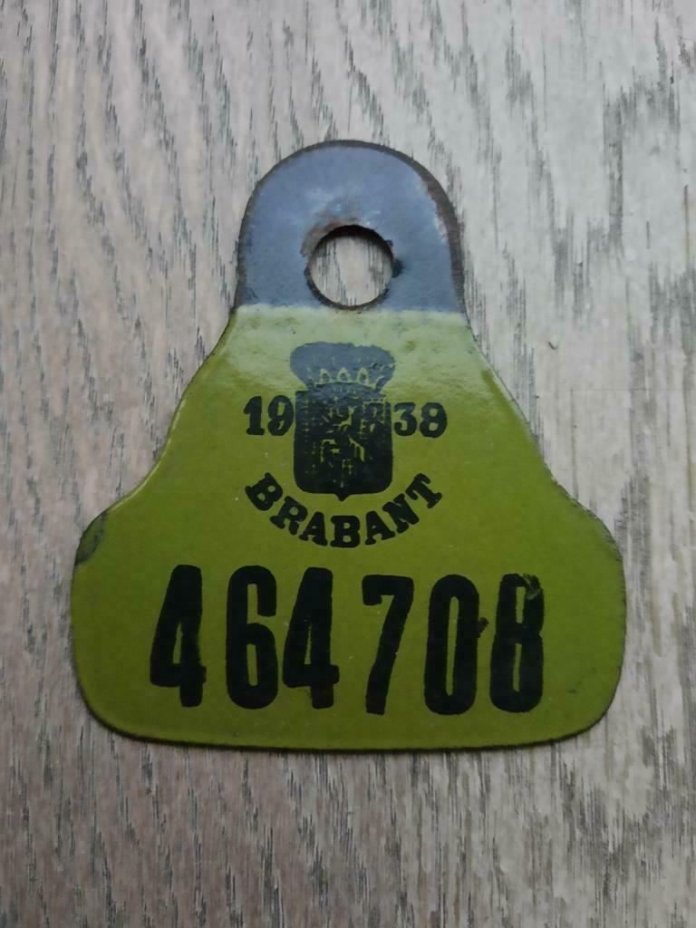 Fietsplaat Brabant 1939, Ophalen of Verzenden