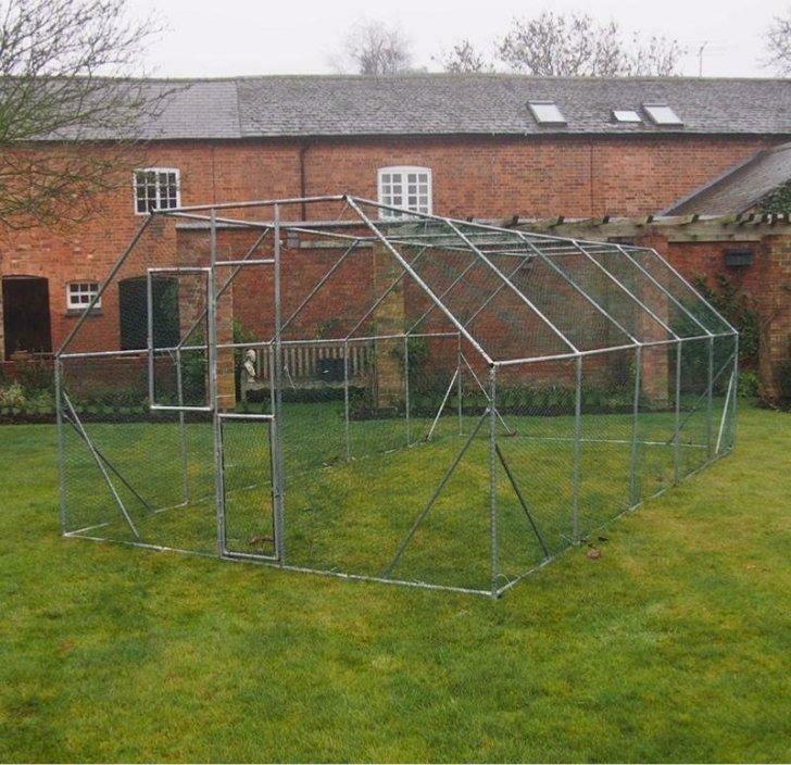 Poulailler Enclos Parc 6x3x2m chatière volière XXL 18m², Animaux & Accessoires, Envoi, Neuf