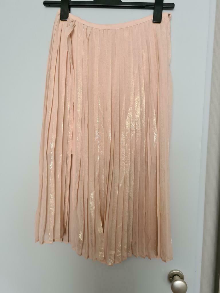 Belle jupe à plis rose taille 38 bershka, Enlèvement ou Envoi, Comme neuf