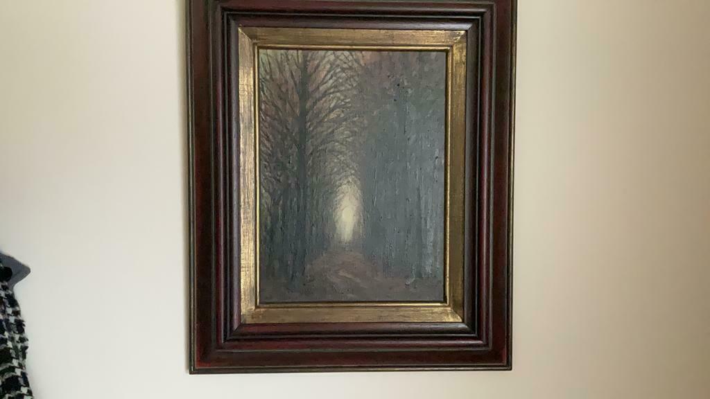 Schilderij van een dreef van G De Lint Decker, Antiek en Kunst, Ophalen