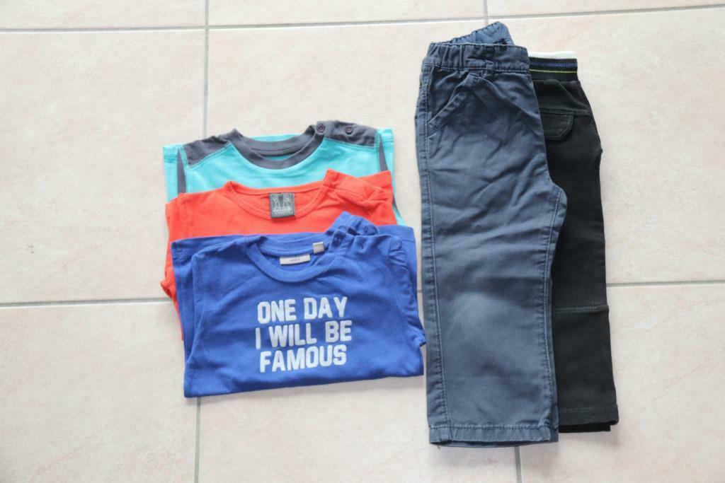 pakket jongenskledij maat 86, Enlèvement ou Envoi, Utilisé, Garçon, Ensemble