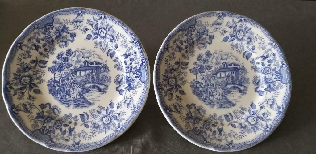 2 Sierborden Ironstone, Ophalen of Verzenden, Zo goed als nieuw, Bord(en), Overige stijlen