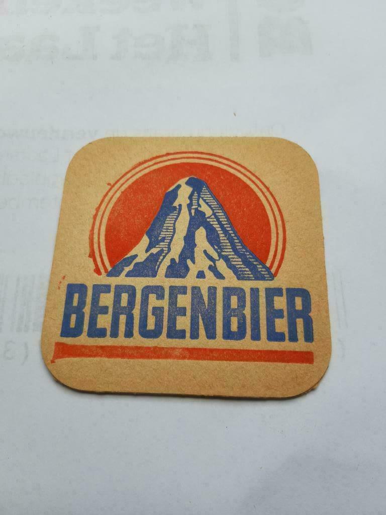 oude bierkaartje: Bergenbier, Verzamelen, Biermerken, Ophalen of Verzenden