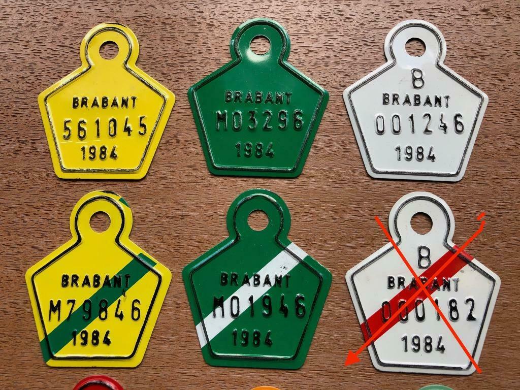 Plaque de vélos /vélomoteur / bateau Brabant1984 neuf, Vélos & Vélomoteurs, Enlèvement ou Envoi, Neuf