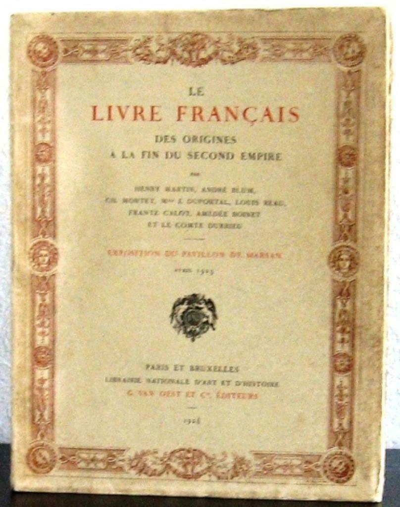Le Livre Francais 1924 Martin et al Franse boekdrukkunst, Antiek en Kunst, Ophalen of Verzenden
