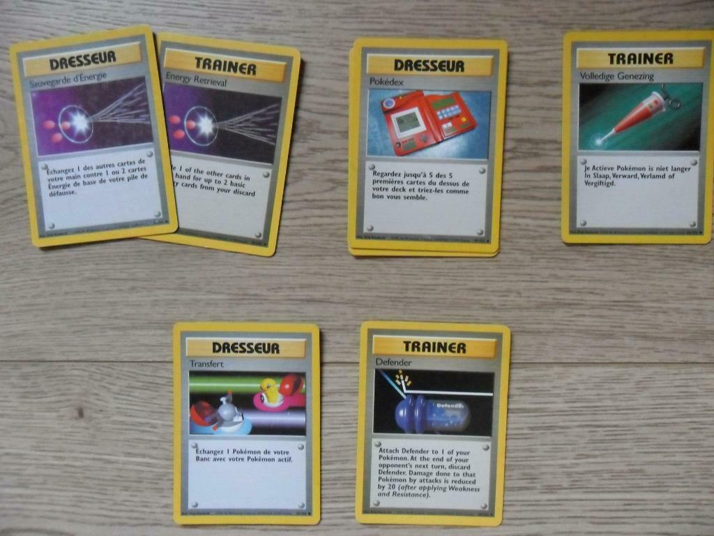 Diverses cartes Pokémon, Enlèvement
