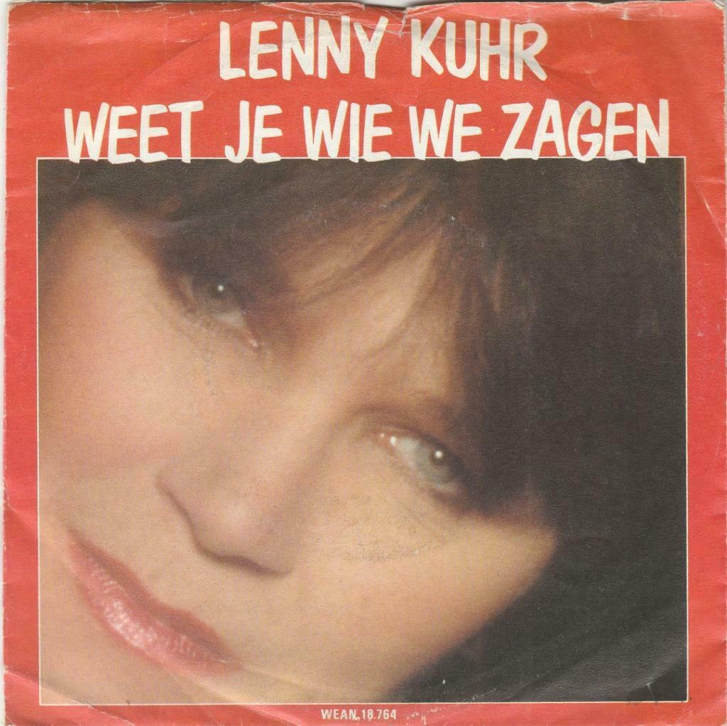 45T: Lenny Kuhr: Weet je wie we zagen, Ophalen of Verzenden, Overige formaten