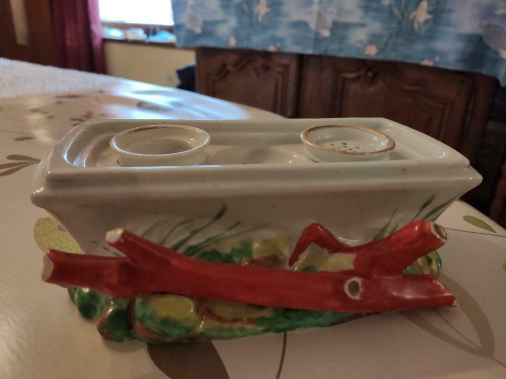 Encrier en porcelaine. Andenne., Antiek en Kunst, Ophalen of Verzenden