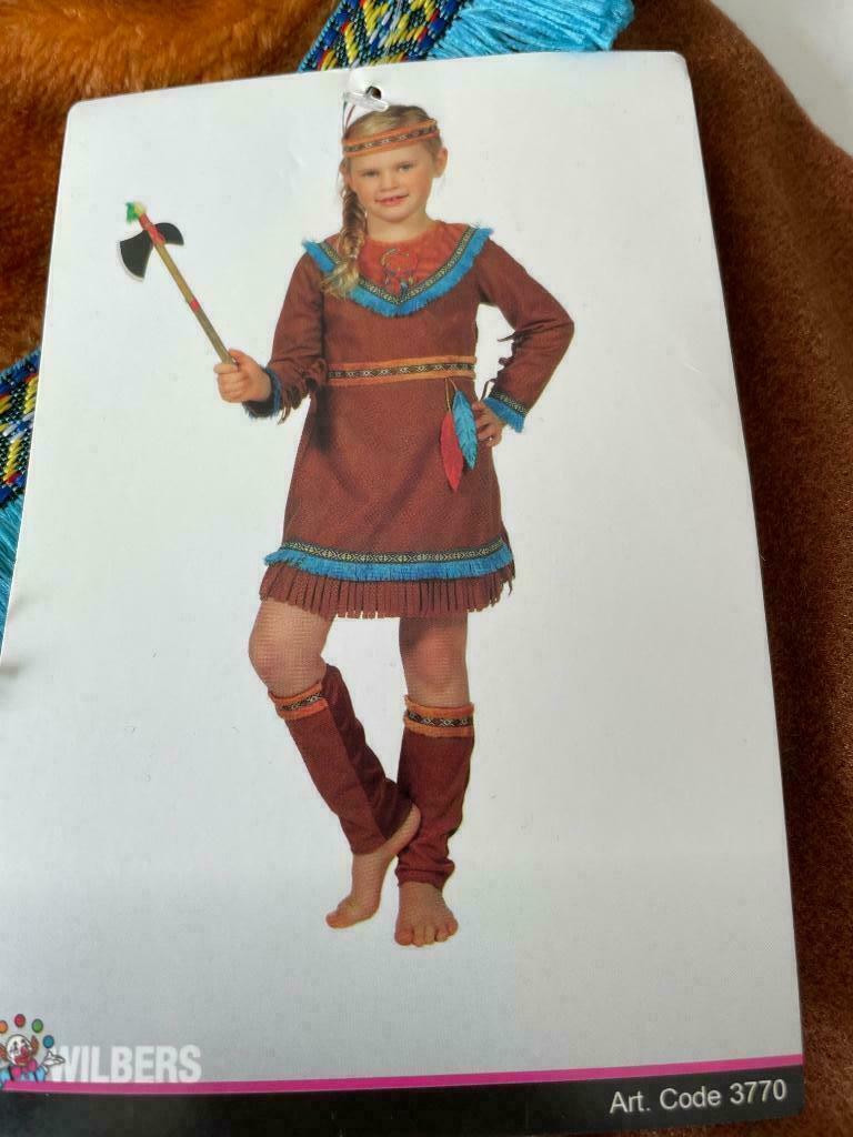 Indianen verkleedkledij Maat 152 (Nieuw) Karnaval, Ophalen of Verzenden, Nieuw, 146 t/m 152, Meisje