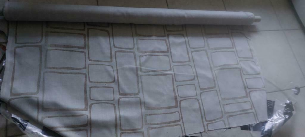 Tissu de rideau aspect vintage, Enlèvement, Neuf, 125 cm ou plus