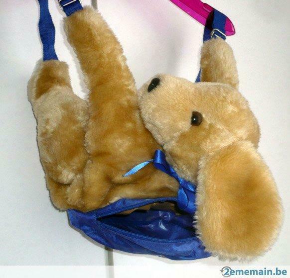 sac à dos neuf forme de bébé labrador chien peluche adorable, Enlèvement ou Envoi, Neuf, Sac à dos