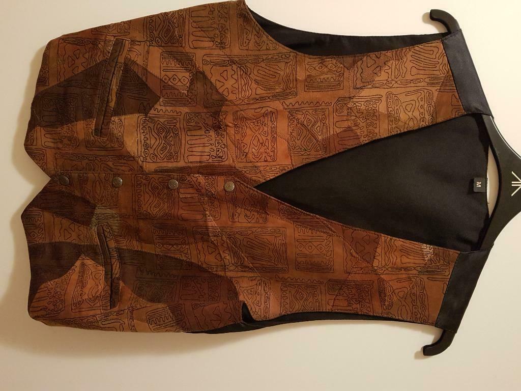 Daim gillet medium, Ophalen of Verzenden, Gedragen, Maat 48/50 (M), Bruin